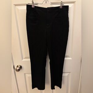 Anthropologie Black Straight Leg Pants